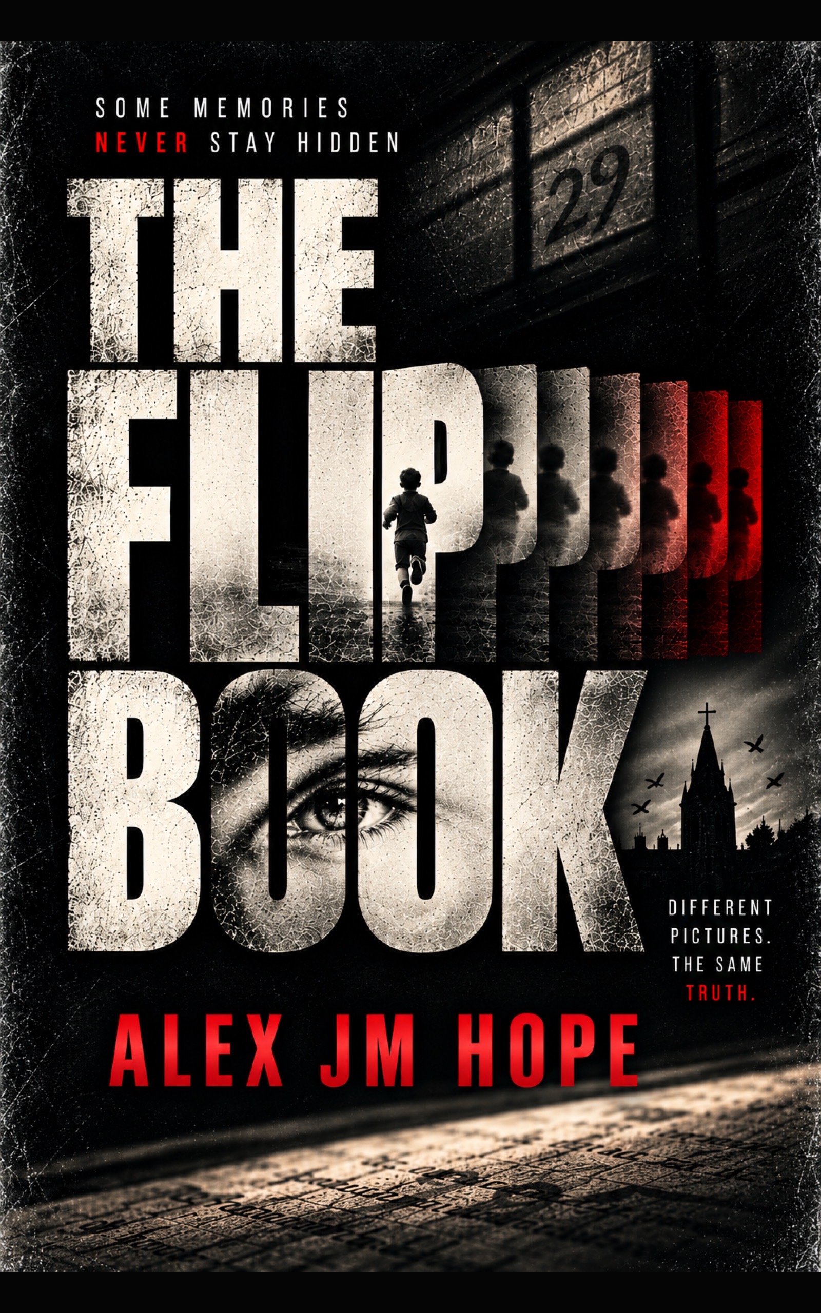Cover artwork for The Flip Book by Alex JM Hope
